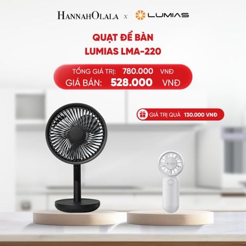  DEAL 23: QUẠT ĐỂ BÀN LUMIAS LMA-220 