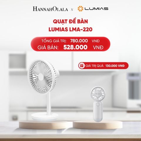  DEAL 23: QUẠT ĐỂ BÀN LUMIAS LMA-220 