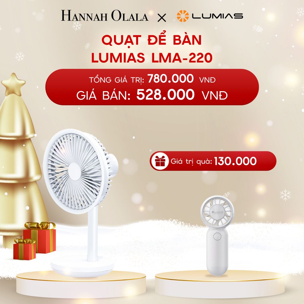  A82_DEAL 29: QUẠT ĐỂ BÀN LUMIAS LMA-220 