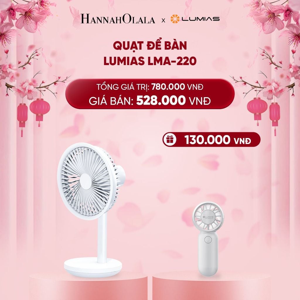  DEAL 17: QUẠT ĐỂ BÀN LUMIAS LMA-220 