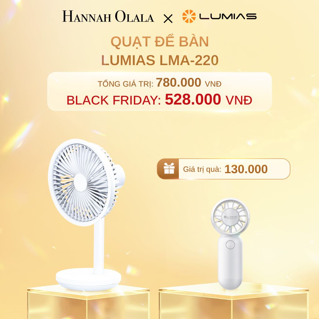  DEAL 22: QUẠT ĐỂ BÀN LUMIAS LMA-220 