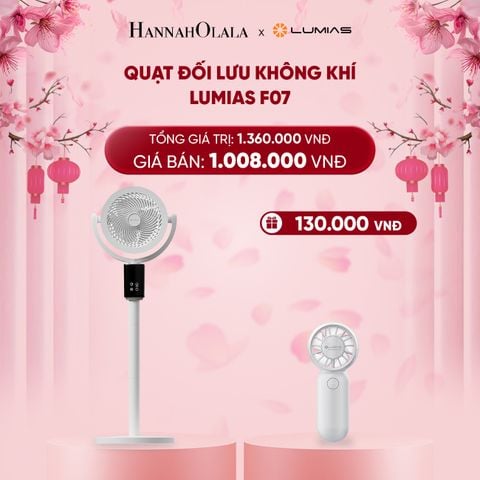  DEAL 20: QUẠT ĐỐI LƯU KHÔNG KHÍ LUMIAS F07 