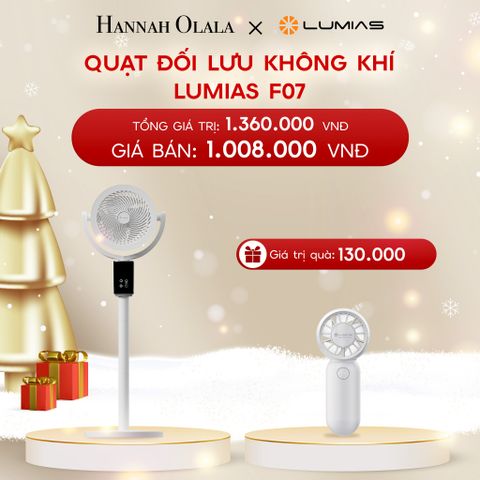  A95_DEAL 30: QUẠT ĐỐI LƯU KHÔNG KHÍ LUMIAS F07 