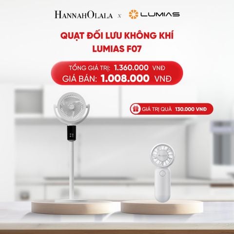  DEAL 26: QUẠT ĐỐI LƯU KHÔNG KHÍ LUMIAS F07 