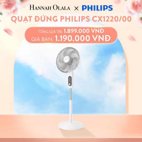  A651_DEAL 2: QUẠT ĐỨNG PHILIPS CX1220/00 