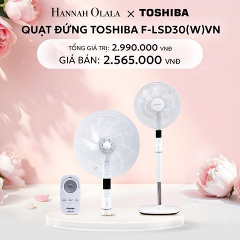  E86: DEAL 1: QUẠT ĐỨNG TOSHIBA F-LSD30(W)VN 