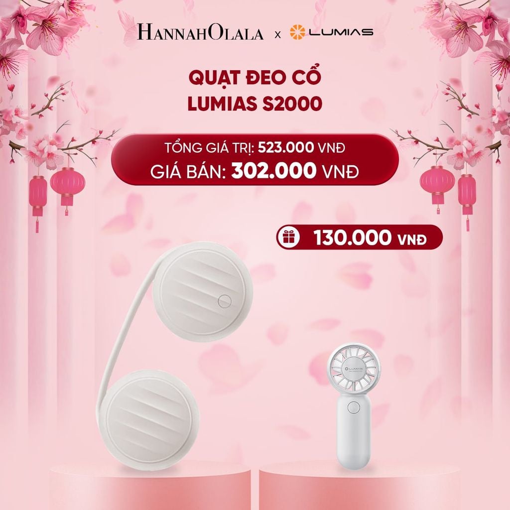  DEAL 18: QUẠT ĐEO CỔ LUMIAS S2000 