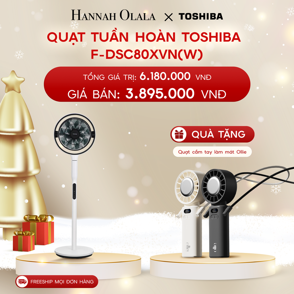  A515_DEAL 2: QUẠT TUẦN HOÀN TOSHIBA F-DSC80XVN(W) 