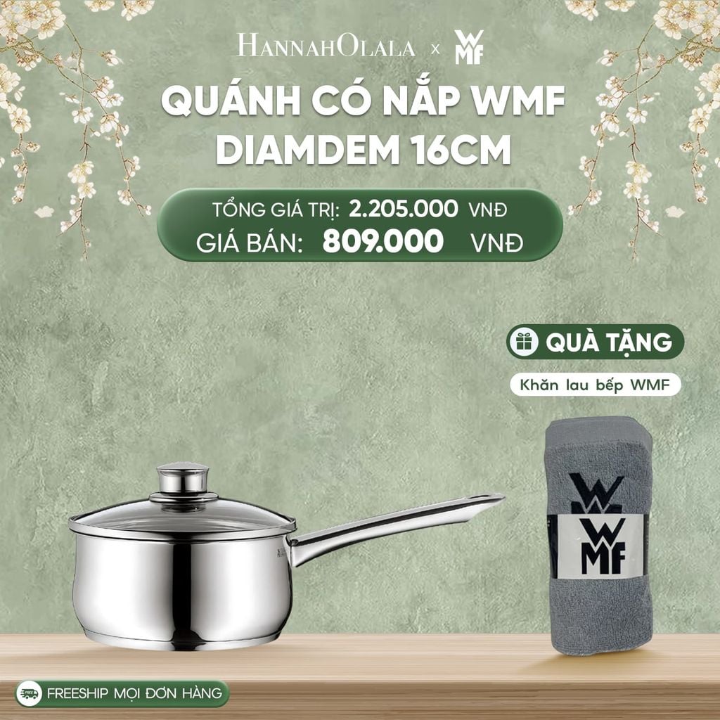  DEAL 7: QUÁNH CÓ NẮP WMF DIAMDEM 16CM 