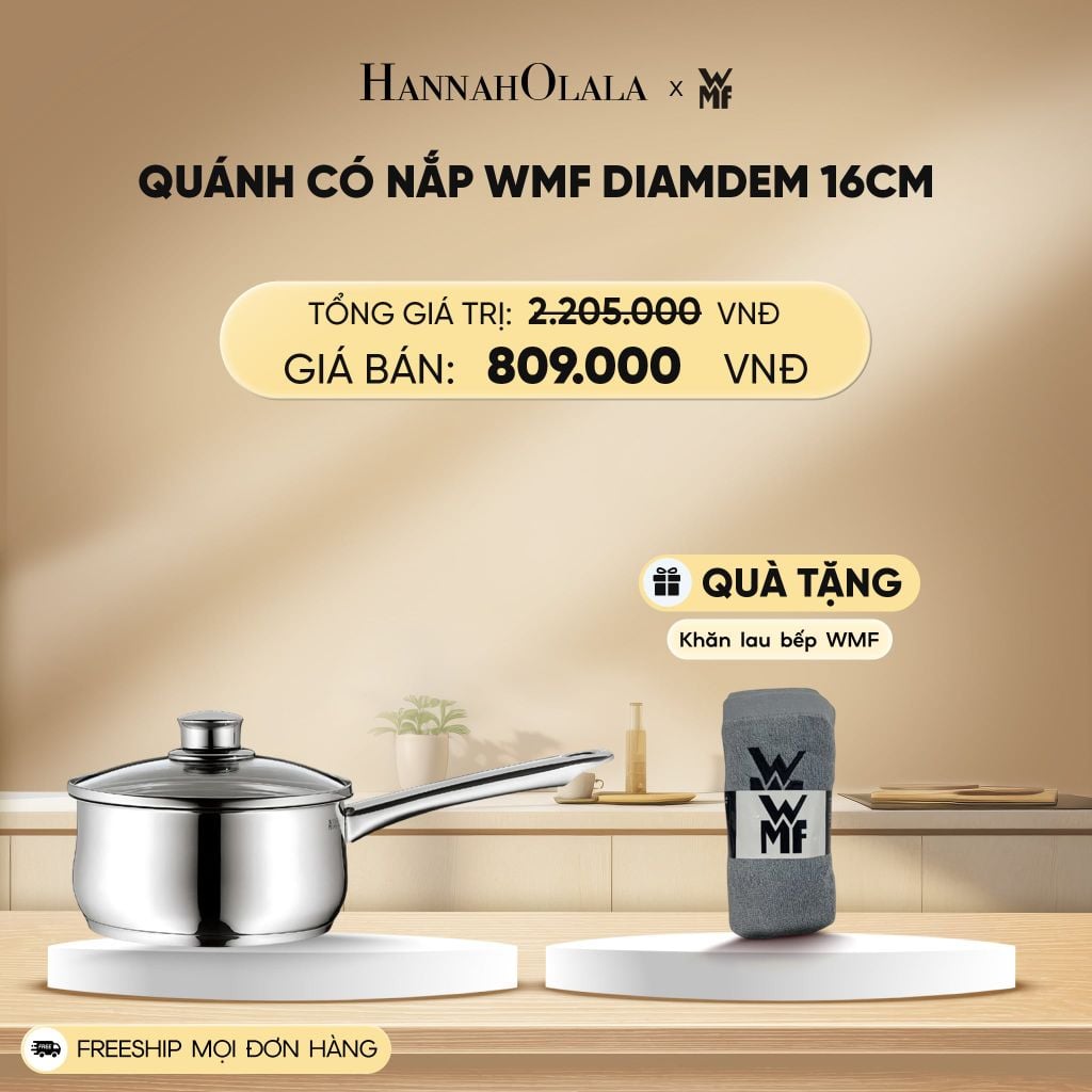  DEAL 7: QUÁNH CÓ NẮP WMF DIAMDEM 16CM 