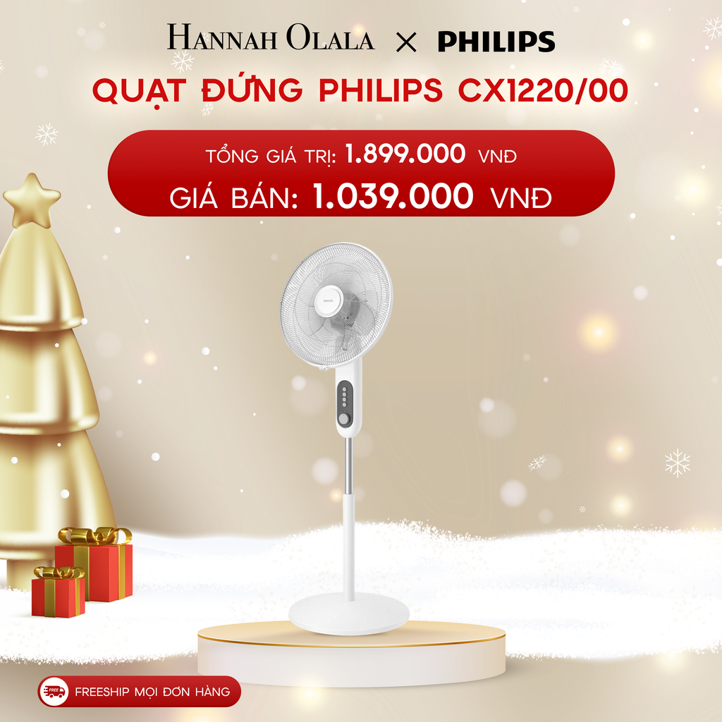  A491_DEAL 6: QUẠT ĐỨNG PHILIPS CX1220/00 