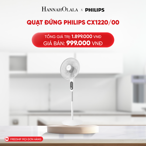  DEAL 16: QUẠT ĐỨNG PHILIPS CX1220/00 