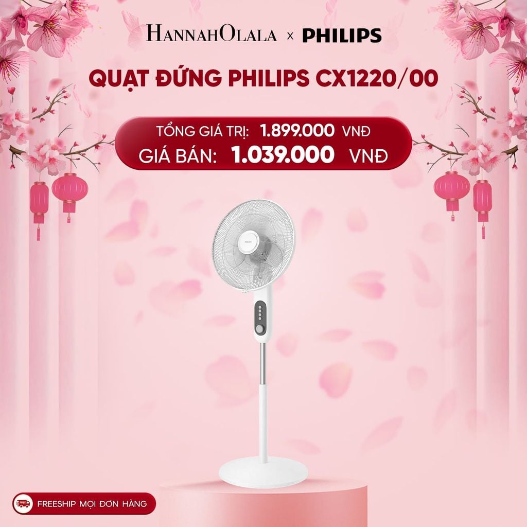  DEAL 17: QUẠT ĐỨNG PHILIPS CX1220/00 