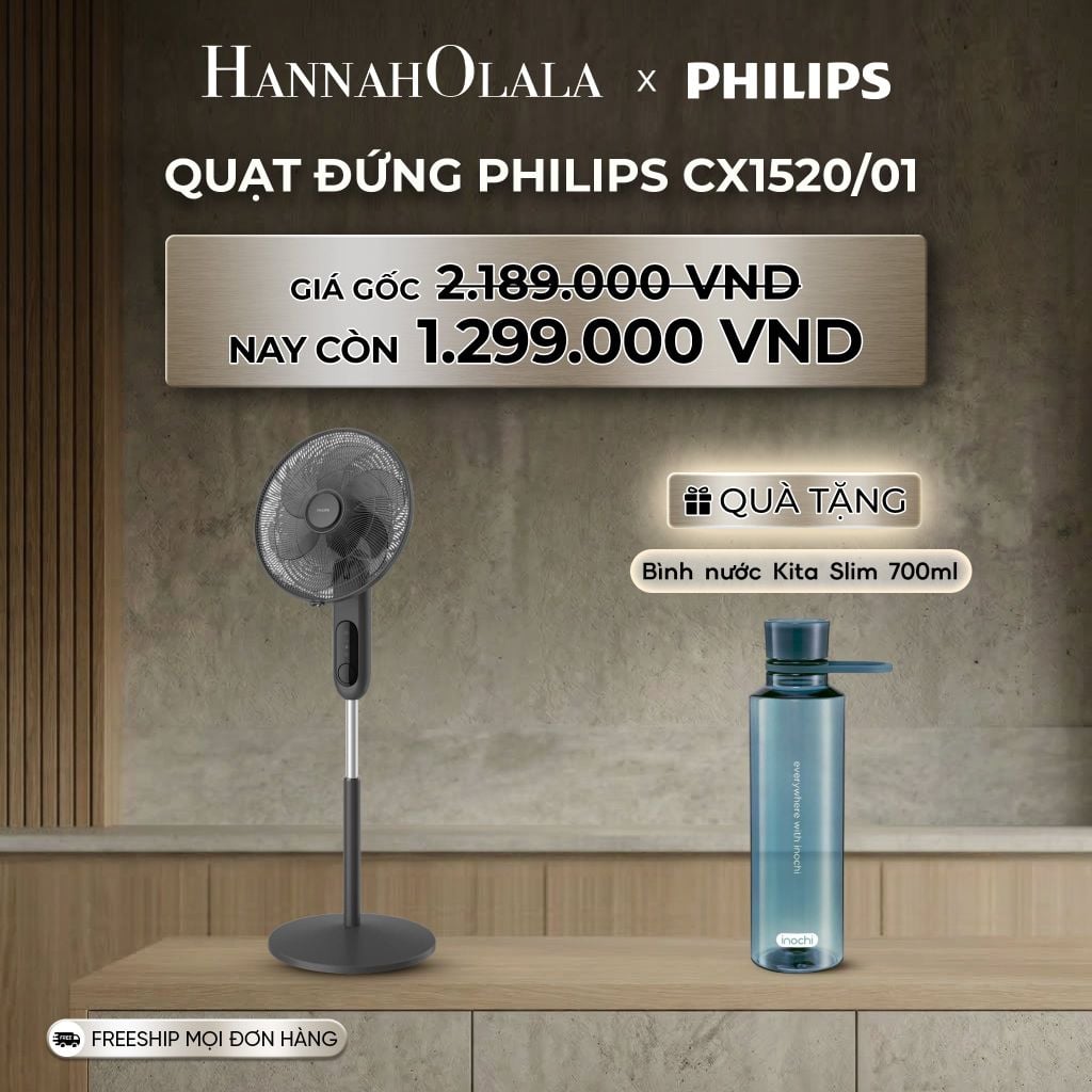  DEAL 14: QUẠT ĐỨNG PHILIPS CX1520/01 