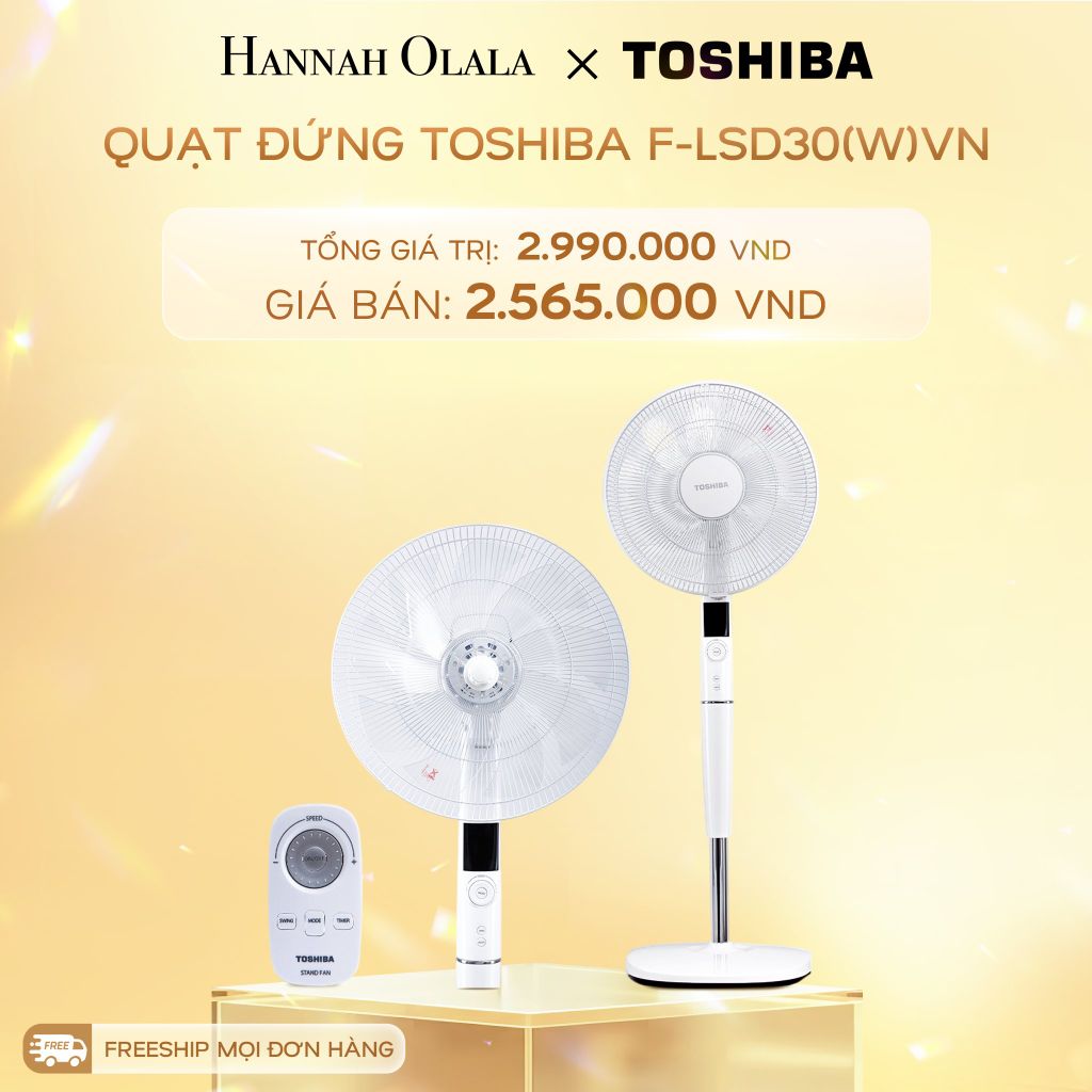  C3_DEAL 1: QUẠT ĐỨNG TOSHIBA F-LSD30(W)VN 