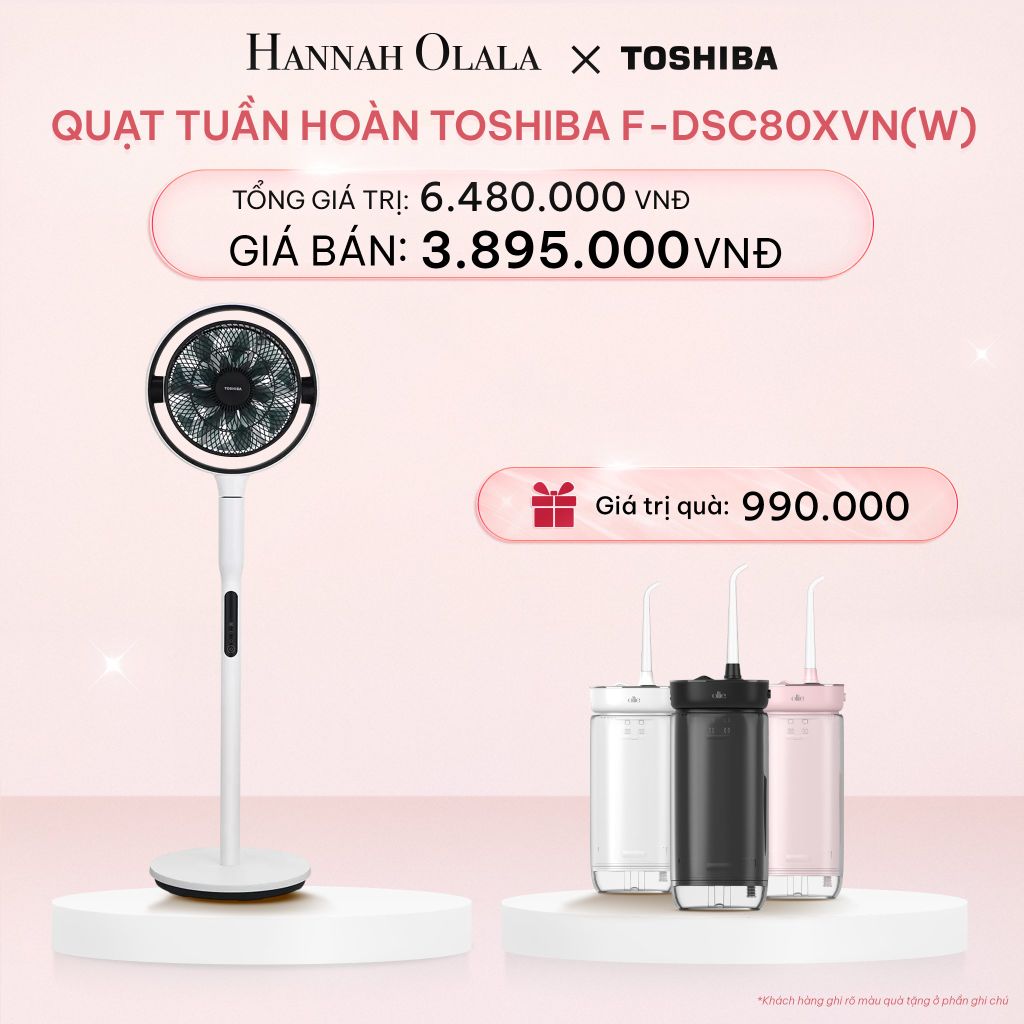  E797_DEAL 2: QUẠT TUẦN HOÀN TOSHIBA F-DSC80XVN(W) 