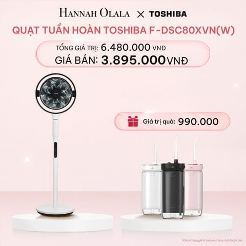  E797_DEAL 2: QUẠT TUẦN HOÀN TOSHIBA F-DSC80XVN(W) 