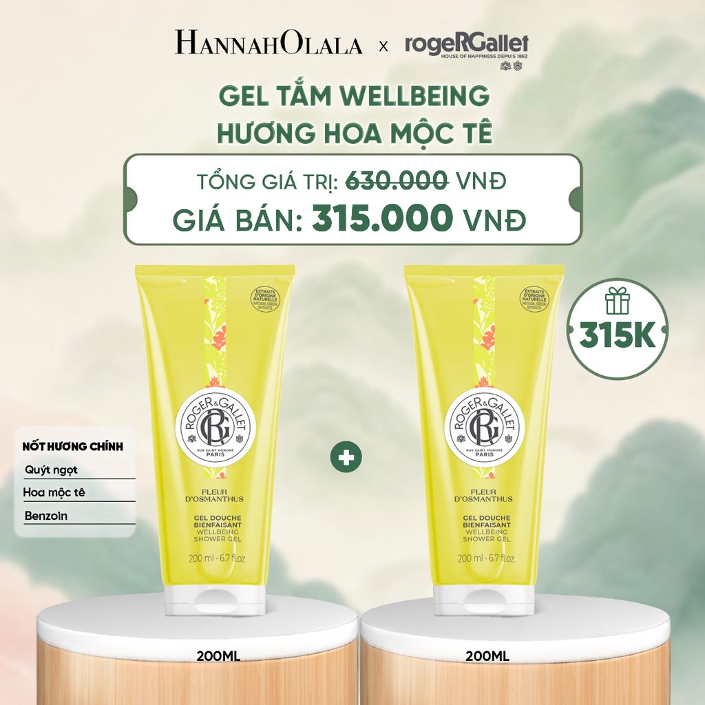  GEL TẮM 200ML ROGER&GALLET - DEAL 1 - A251 