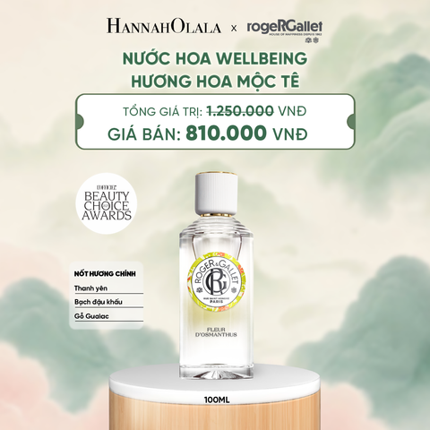 NƯỚC HOA WELLBEING ROGER&GALLET 100ML - DEAL 2 - A258 