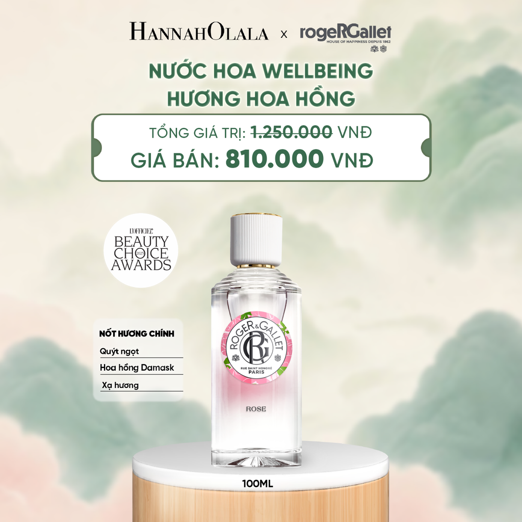  NƯỚC HOA WELLBEING ROGER&GALLET 100ML - DEAL 2 - A258 
