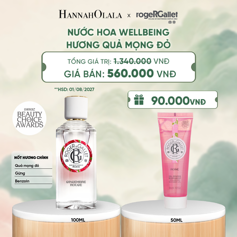  (HSD 07-08/2027) NƯỚC HOA WELLBEING ROGER&GALLET 100ML - DEAL 3 - A261 