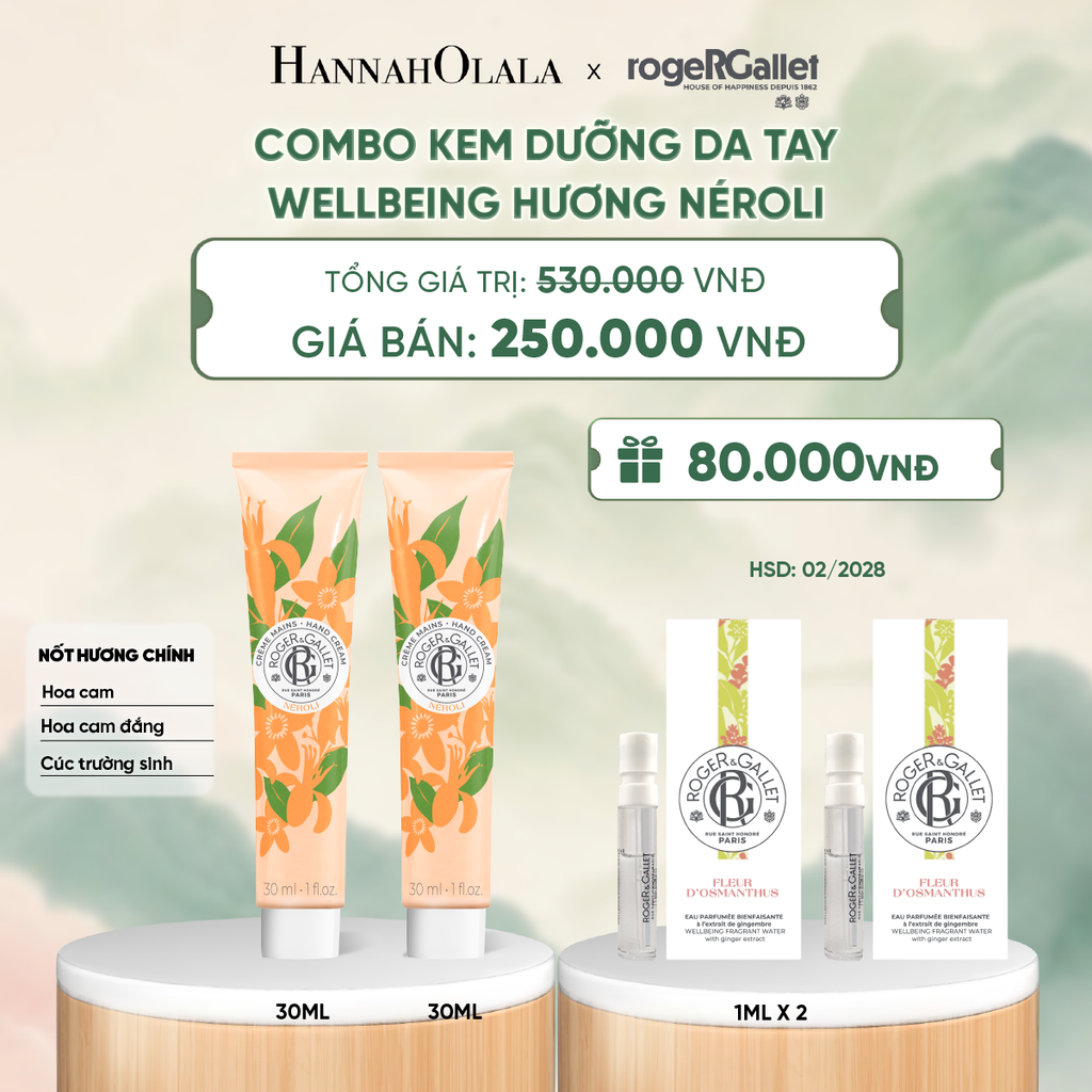  COMBO 2 KEM DƯỠNG DA TAY ROGER&GALLET 30ML - DEAL 6 - A271 