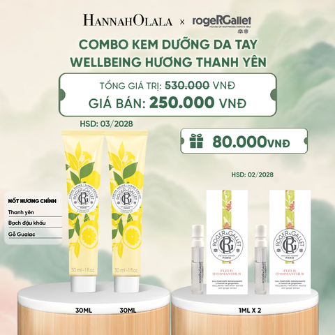  COMBO 2 KEM DƯỠNG DA TAY ROGER&GALLET 30ML - DEAL 6 - A271 