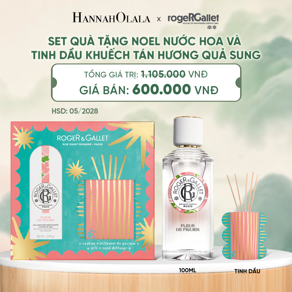  BỘ QUÀ TẶNG LỄ HỘI WELLBEING NƯỚC HOA 100ML VÀ TINH DẦU KHUẾCH TÁN - DEAL 7 - A277 