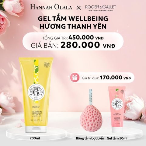  E619: DEAL 1: GEL TẮM 200ML ROGER&GALLET - [GIAO HÀNG TỪ 03/10] 
