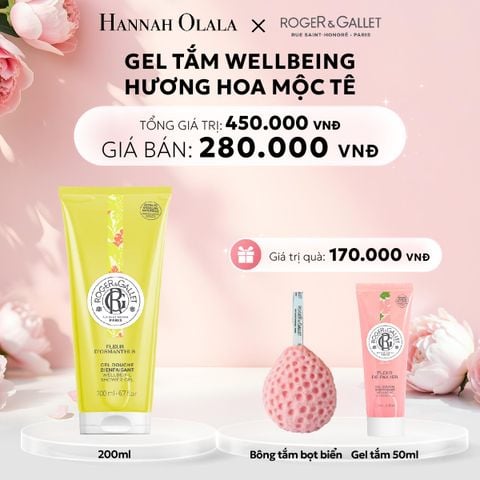  E619: DEAL 1: GEL TẮM 200ML ROGER&GALLET - [GIAO HÀNG TỪ 03/10] 