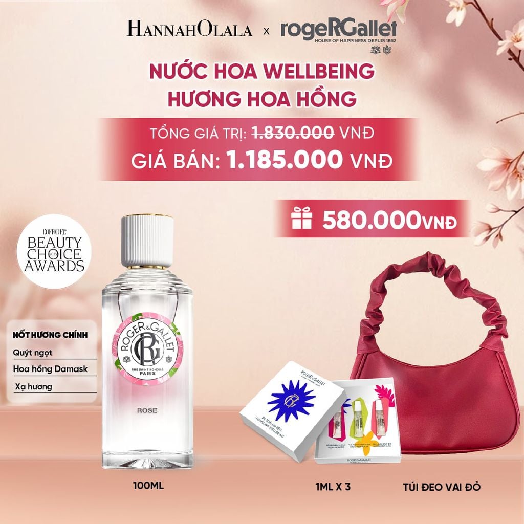  NƯỚC HOA WELLBEING ROGER&GALLET 100ML - A1965 