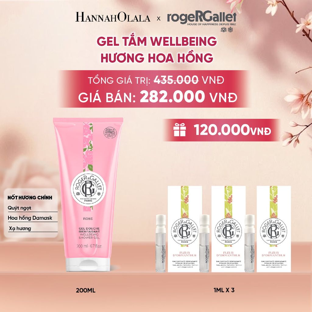  GEL TẮM 200ML ROGER&GALLET - A1003 