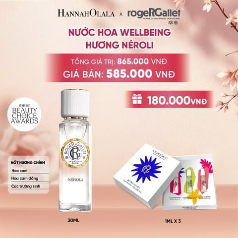  NƯỚC HOA WELLBEING ROGER&GALLET 30ML - A2123 