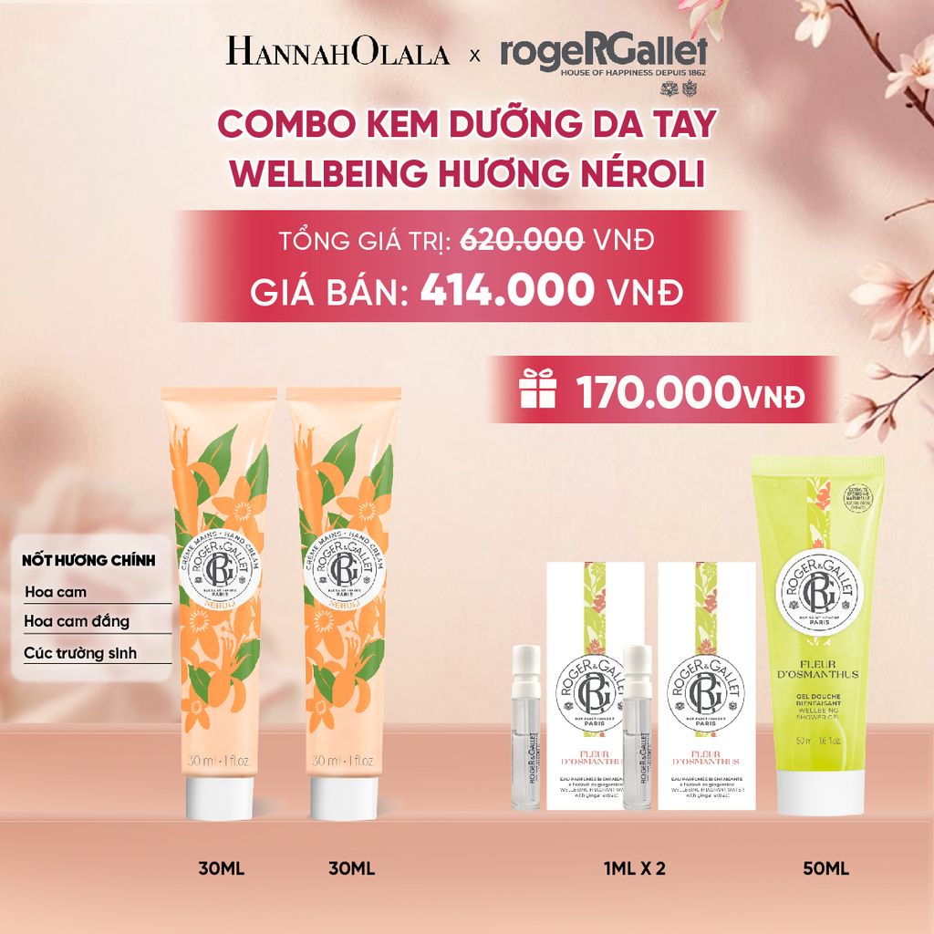 COMBO 2 KEM DƯỠNG DA TAY ROGER&GALLET 30ML - A1972 