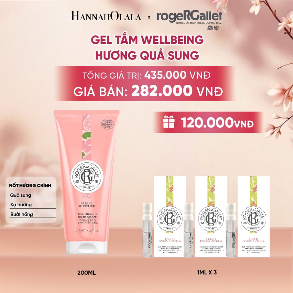  GEL TẮM 200ML ROGER&GALLET - A1003 