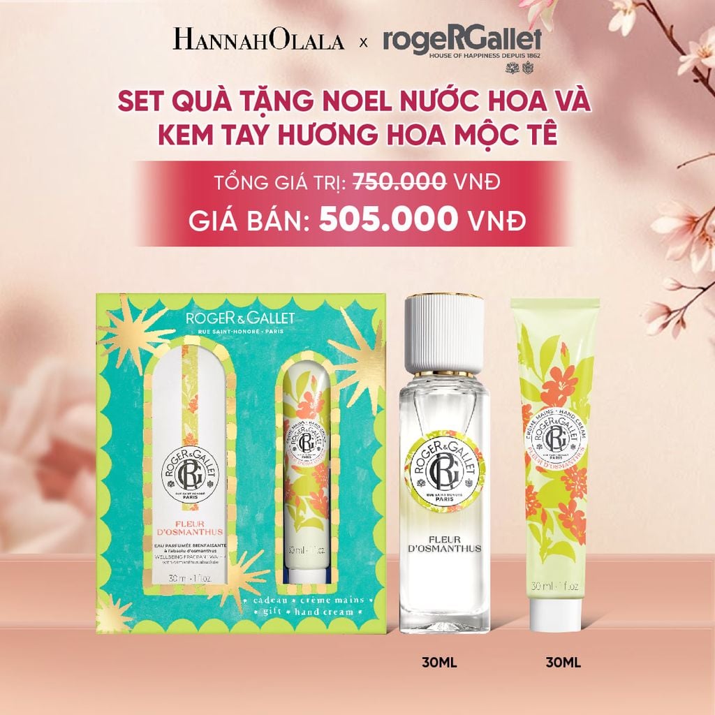  BỘ QUÀ TẶNG NƯỚC HOA WELLBEING 30ML VÀ KEM DƯỠNG TAY 30ML - A2190 