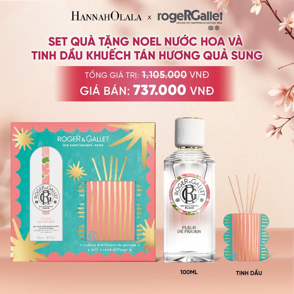  BỘ QUÀ TẶNG LỄ HỘI WELLBEING NƯỚC HOA 100ML VÀ TINH DẦU KHUẾCH TÁN - A2187 