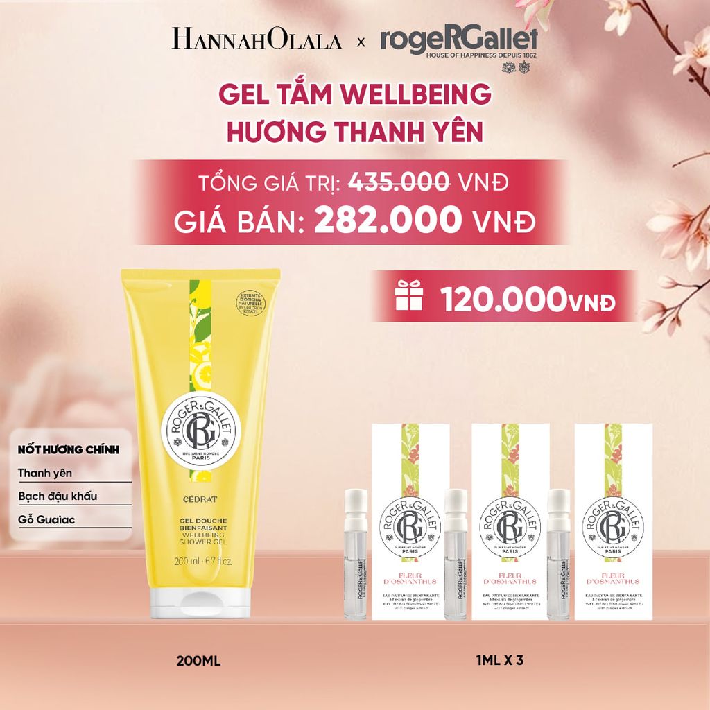  GEL TẮM 200ML ROGER&GALLET - A1003 