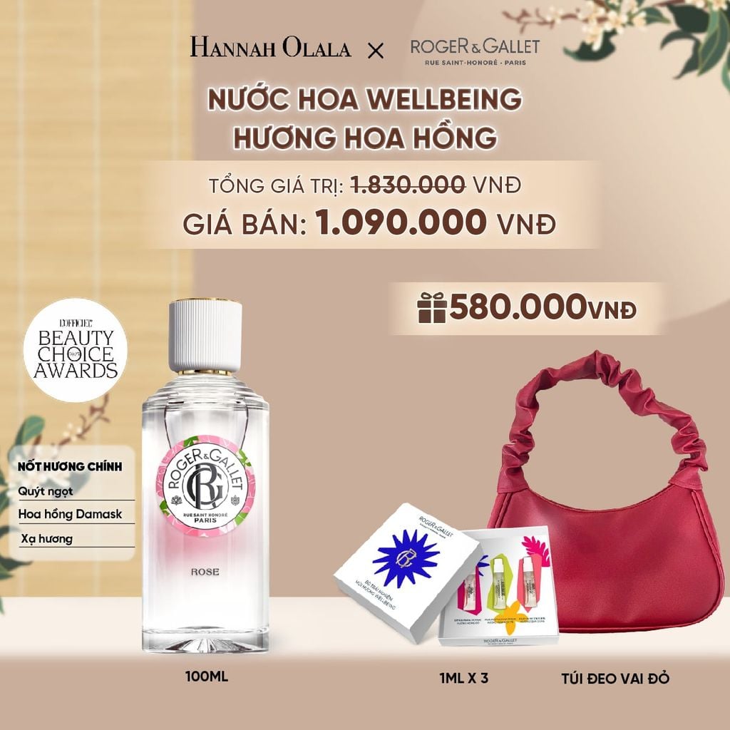  NƯỚC HOA WELLBEING ROGER&GALLET 100ML - A5081 