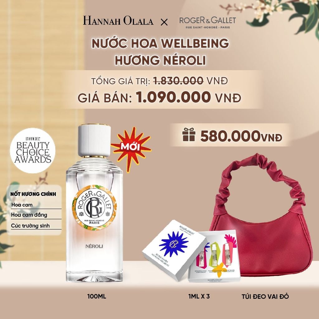  NƯỚC HOA WELLBEING ROGER&GALLET 100ML - A5081 