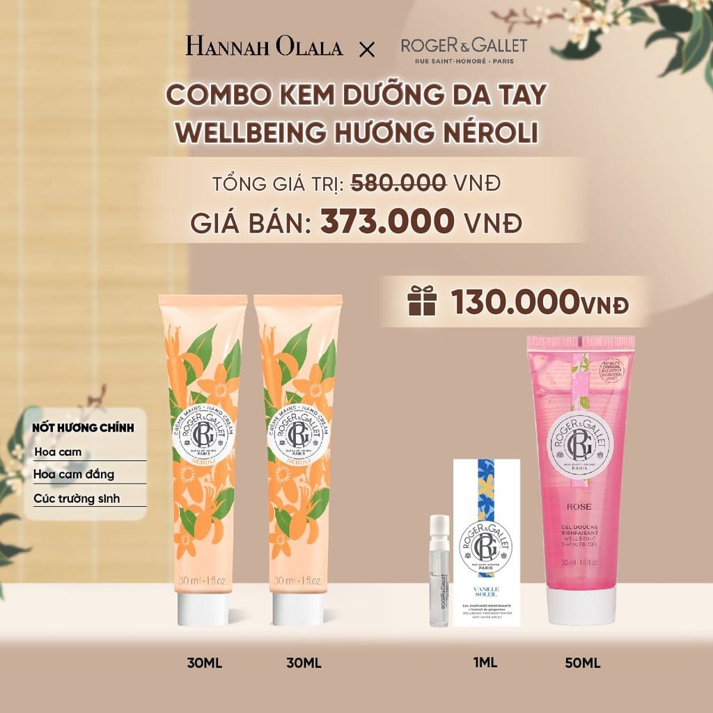  COMBO 2 KEM DƯỠNG DA TAY ROGER&GALLET 30ML - A5094 