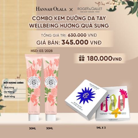  COMBO 2 KEM DƯỠNG DA TAY ROGER&GALLET 30ML - A5096 