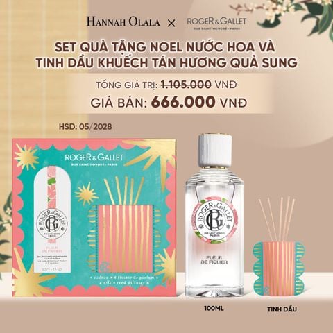  BỘ QUÀ TẶNG LỄ HỘI WELLBEING NƯỚC HOA 100ML VÀ TINH DẦU KHUẾCH TÁN - A5100 