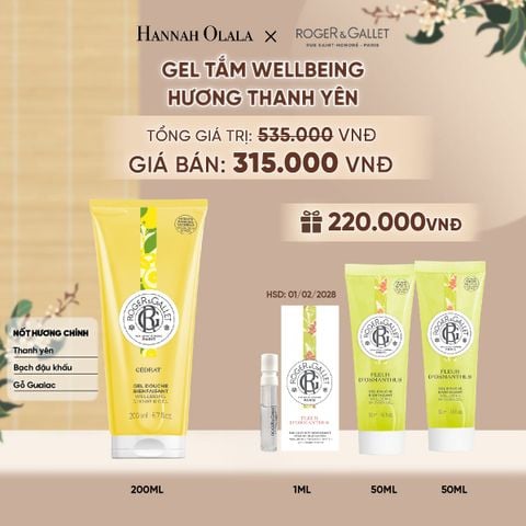  GEL TẮM 200ML ROGER&GALLET - A5074 