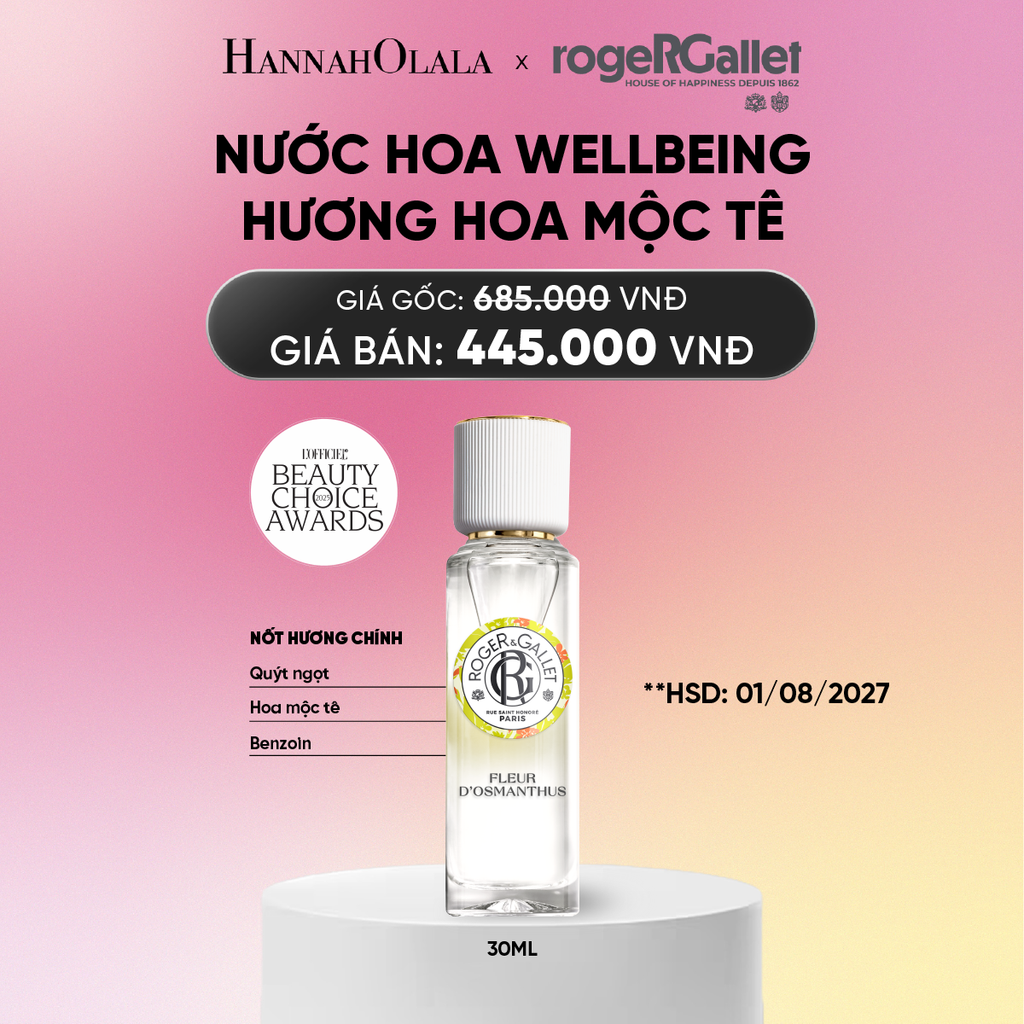  NƯỚC HOA WELLBEING ROGER&GALLET 30ML_A676 