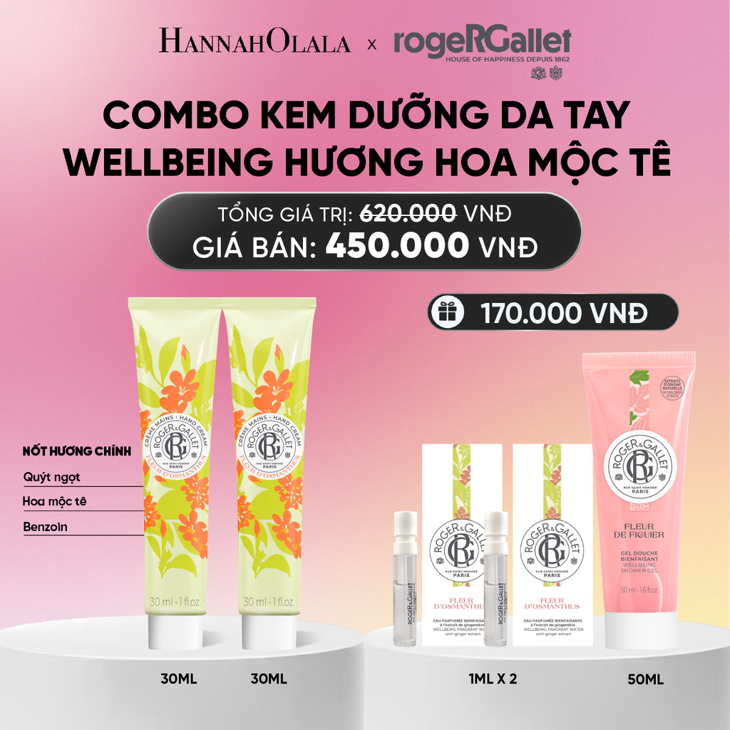  COMBO 2 KEM DƯỠNG DA TAY ROGER&GALLET 30ML_A690 