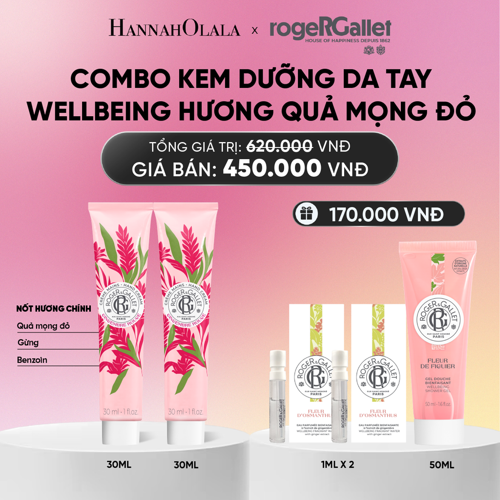  COMBO 2 KEM DƯỠNG DA TAY ROGER&GALLET 30ML_A690 