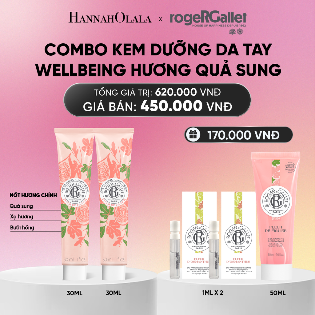  COMBO 2 KEM DƯỠNG DA TAY ROGER&GALLET 30ML_A690 