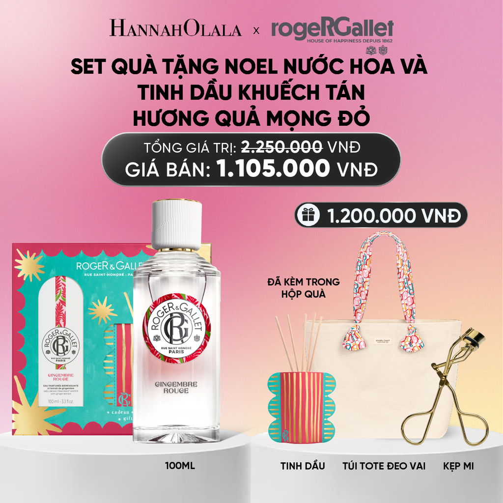  BỘ QUÀ TẶNG LỄ HỘI WELLBEING NƯỚC HOA 100ML VÀ TINH DẦU KHUẾCH TÁN_A695 