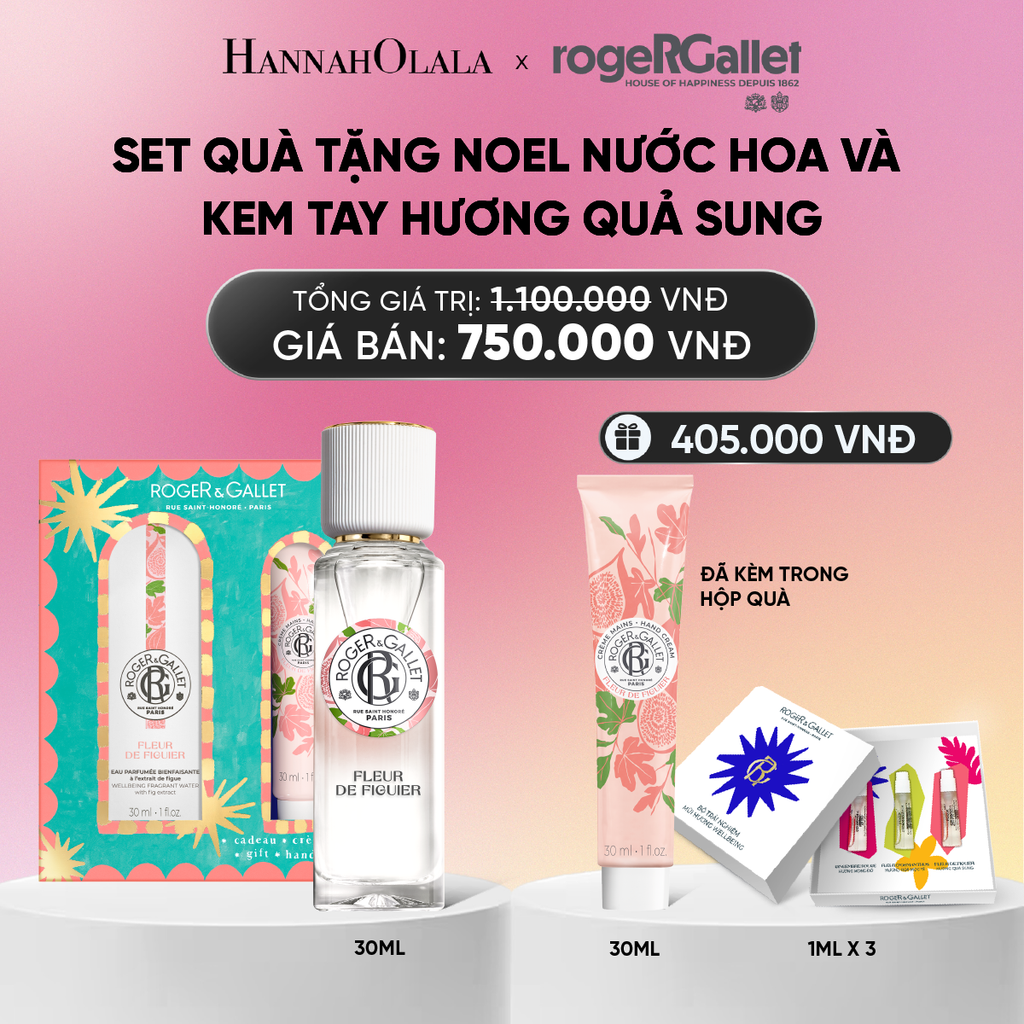  BỘ QUÀ TẶNG NƯỚC HOA WELLBEING 30ML VÀ KEM DƯỠNG TAY 30ML_A680 